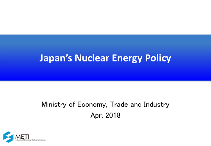 japan s nuclear energy policy