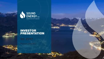 INVESTOR  PRESENTATION  Q2 2017  Revised June 2017  A MID-CAP AFRICAN &amp; EUROPEAN GAS COMPANY