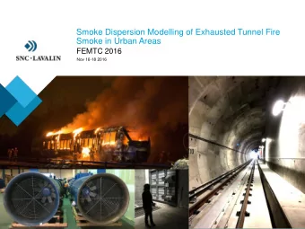 Smoke in Urban Areas  FEMTC 2016  Nov 16-18 2016  Brian Lee  Brian.lee@snclavalin.com