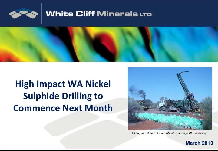 high impact wa nickel