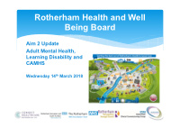 rotherham health and well being board