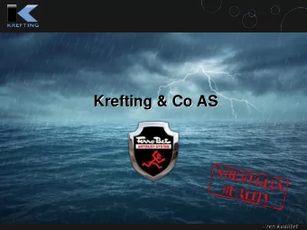 Krefting &amp; Co AS  Ferro-Guard  Unique eco-friendly anti corrosion  coating with 15+ years life
