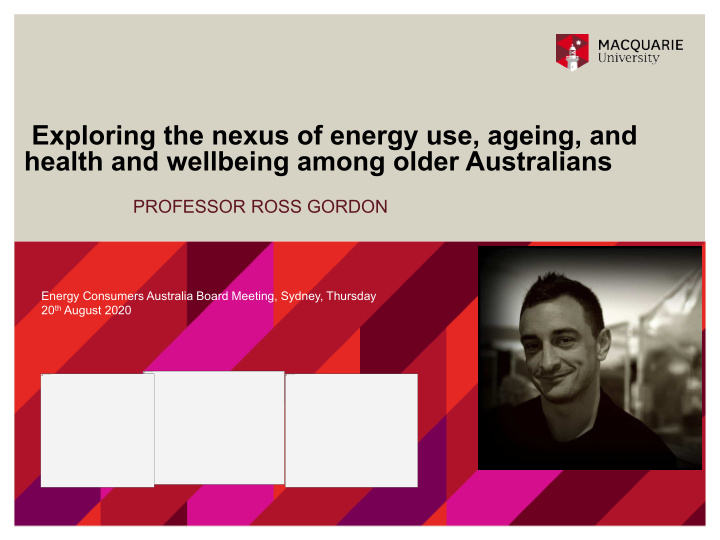 exploring the nexus of energy use ageing and health and