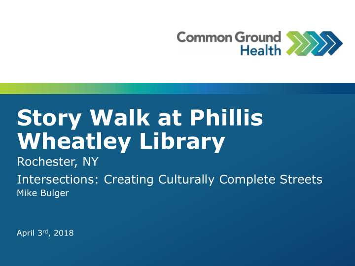 story walk at phillis