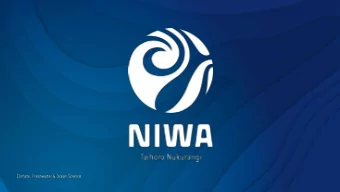 connectivity in New Zealand  INT2019-05: Coral biodiversity in  deep-water fisheries bycatch Jaret