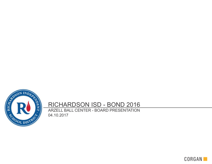 richardson isd bond 2016