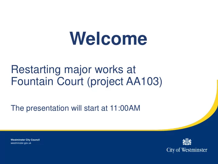 welcome