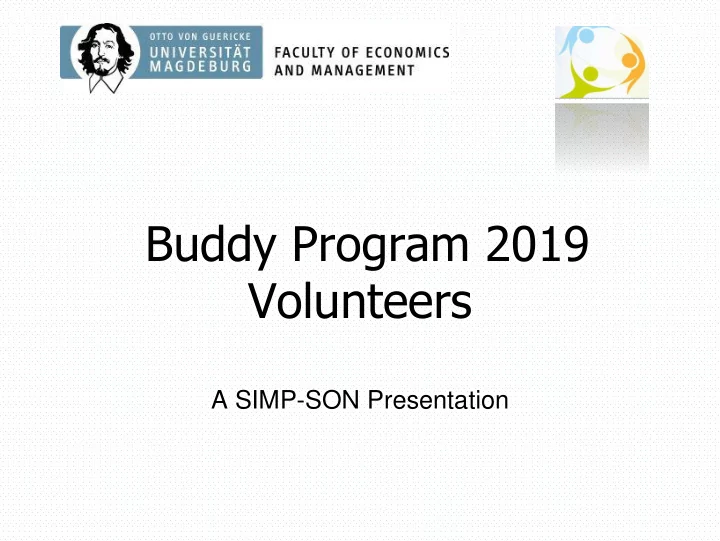 volunteers