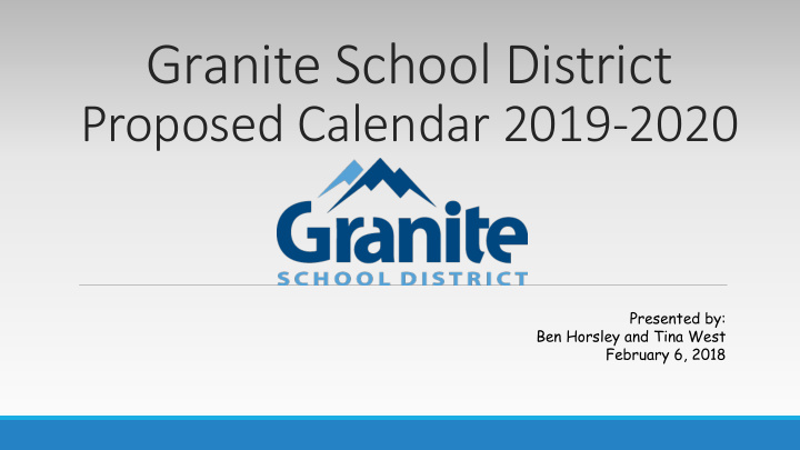 granite school district
