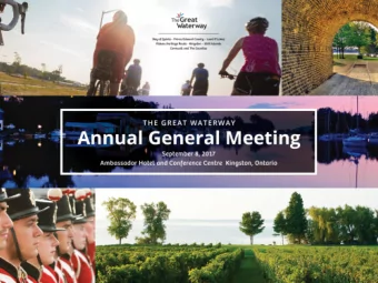 --  2016-2017  2017 Prince Edward County - Named the gastronomic Capital of Ontario and one