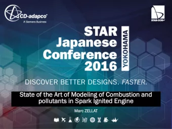 State  e of the  e Art of Mode  delin  ing  g of Combustion  bustion and  d  po  pollutan  utants