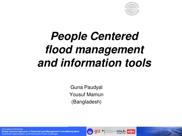 flood management