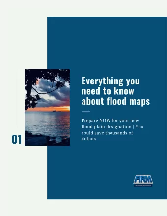01  dollars  In 1968, the National Flood Insurance Act created the Federal  Insurance