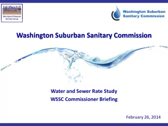 Municipal &amp; Financial  Municipal &amp; Financial Services Group Services Group  Washington