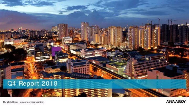 q4 report 2018 q4 2018 in brief