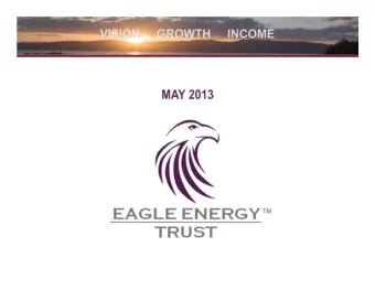 Disclaimer Regarding Forward Looking Statements:  This presentation includes statements that