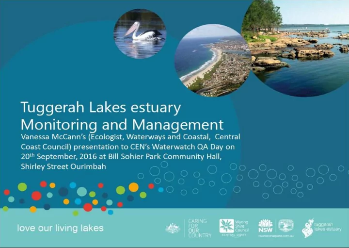 tuggerah lakes basics