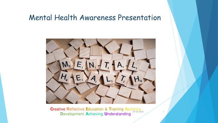 mental health awareness presentation