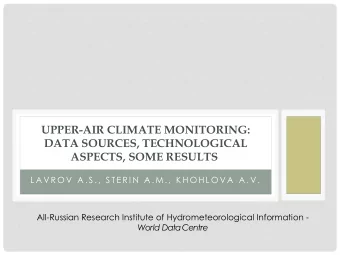 ASPECTS, SOME RESULTS  L A V R O V A . S . ,  S T E R I N A . M . ,  K H O H L O V A A . V .