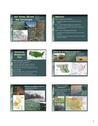 Soil Series  Soil Series  Understanding Soil  Understanding Soil  Surveys &amp; Map Units  Surveys