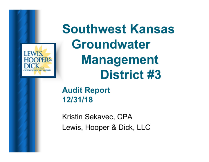 southwest kansas groundwater management district 3