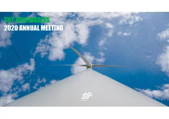 WE  ARE  GEN  TILT  CHAIR  PRESENTATION  Tilt Renewables 2020 Annual Meeting  2  CHAIR PRESENTATION