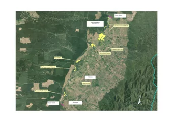 Lake Aniwaniwa Wetlands Delta area at Rabbit Bridge Wai Karamuramu Wetlands Murupara North Swamp