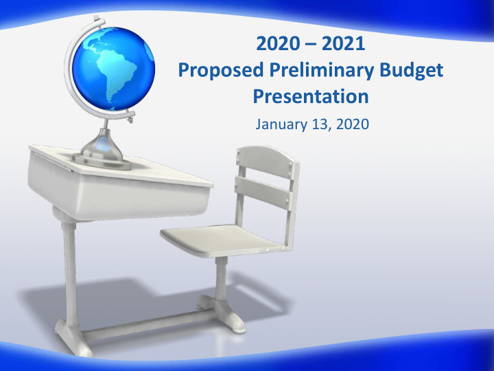 2020 2021 proposed preliminary budget presentation