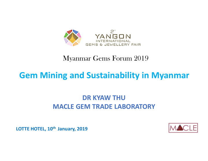 gem mining and sustainability in myanmar