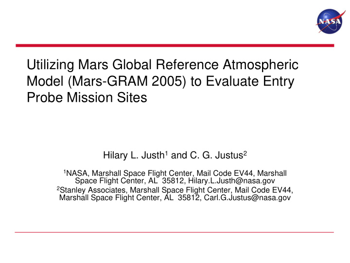 utilizing mars global reference atmospheric model mars