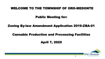 Zo  Zonin  ning  g By  By-law  law Ame  Amend  ndme  ment  nt App  pplica  licatio  tion  n 20