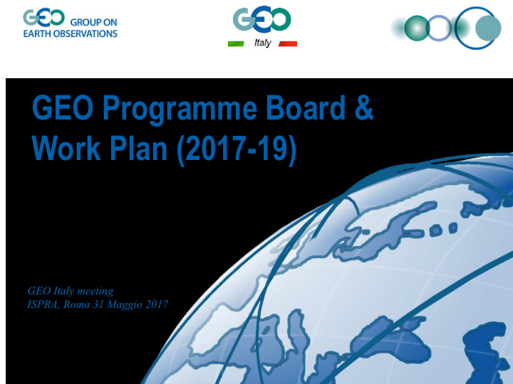 geo programme board