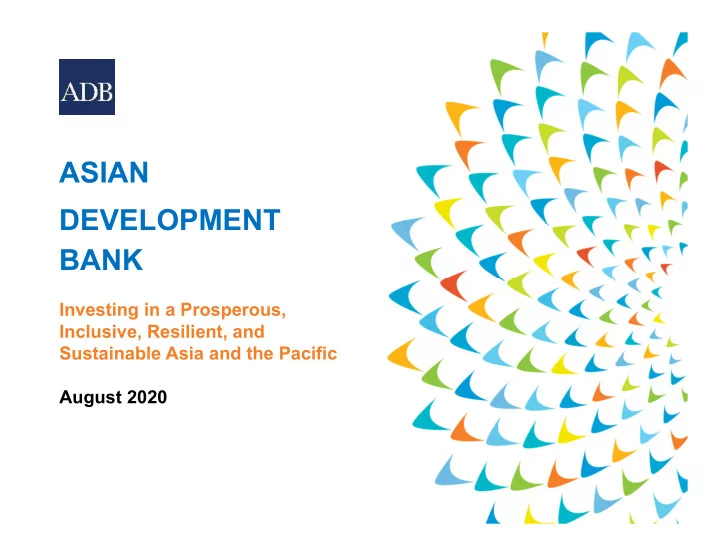 asian development bank