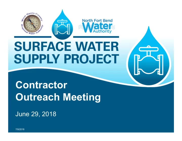 contractor outreach meeting