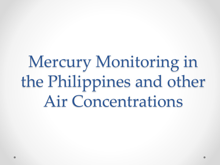 air concentrations 2015 power generating