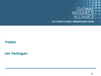 1  2  3  4  Key messages Technological development is key in maintaining or increasing yields