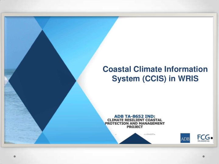 coastal climate information