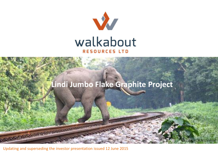 lindi jumbo flake graphite project