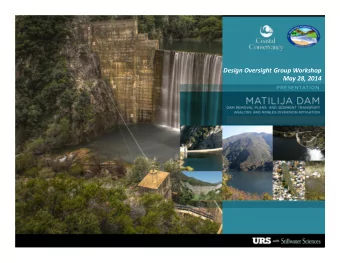 Design Oversight Group Workshop  May 28, 2014  1  Agenda  1. Introductions/Welcome  2. Meeting