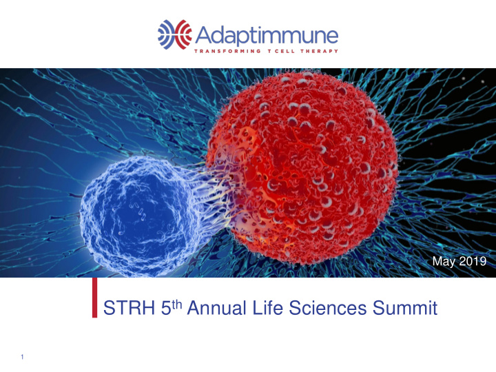 strh 5 th annual life sciences summit