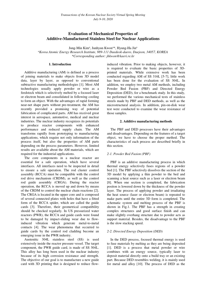 evaluation of mechanical properties of additive