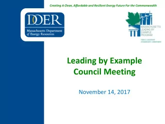 Agenda  Welcome &amp; Introductions  General &amp; Commonwealth Updates  LBE Updates