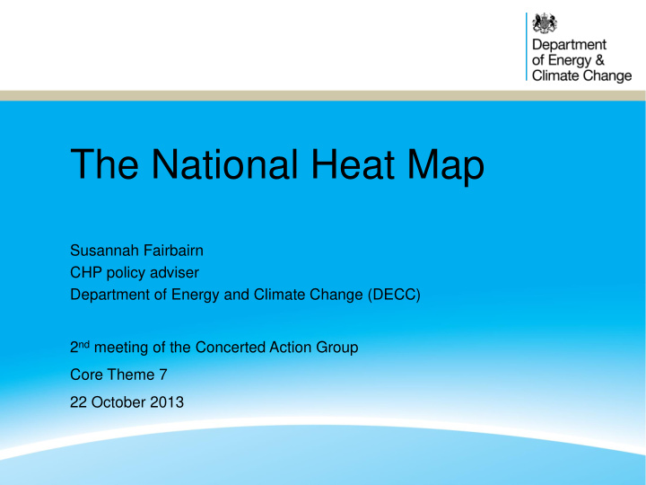 the national heat map