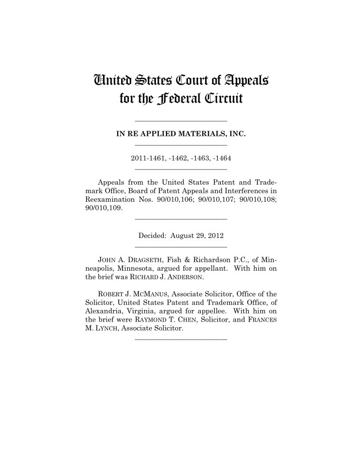 united states court of appeals for the federal circuit