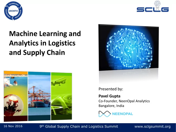 machine learning and