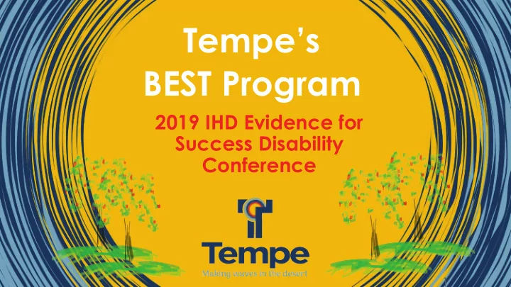 tempe s best program