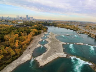 Completed Harvie Passage  June 22, 2013  Harvie Passage - Post 2013 Flood  LWC DROP #s 1 &amp; 2