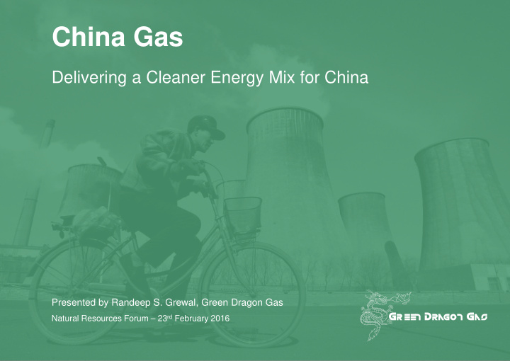 china gas