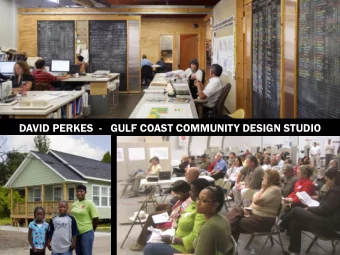 DAVID PERKES  - GULF COAST COMMUNITY DESIGN STUDIO  EAST BILOXI  MISSISSIPPI GULF COAST