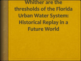 The Team so far.  Vasu Misra (FSU; Climate )  Chris Coutts (FSU, Urban